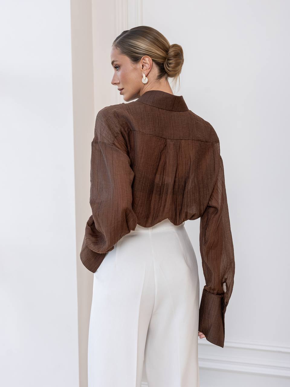 Elise Tencel Oversized Shirt