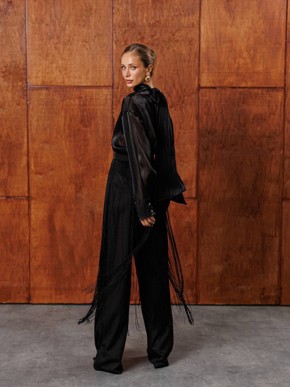Aurelia Sheer Organza Blouse