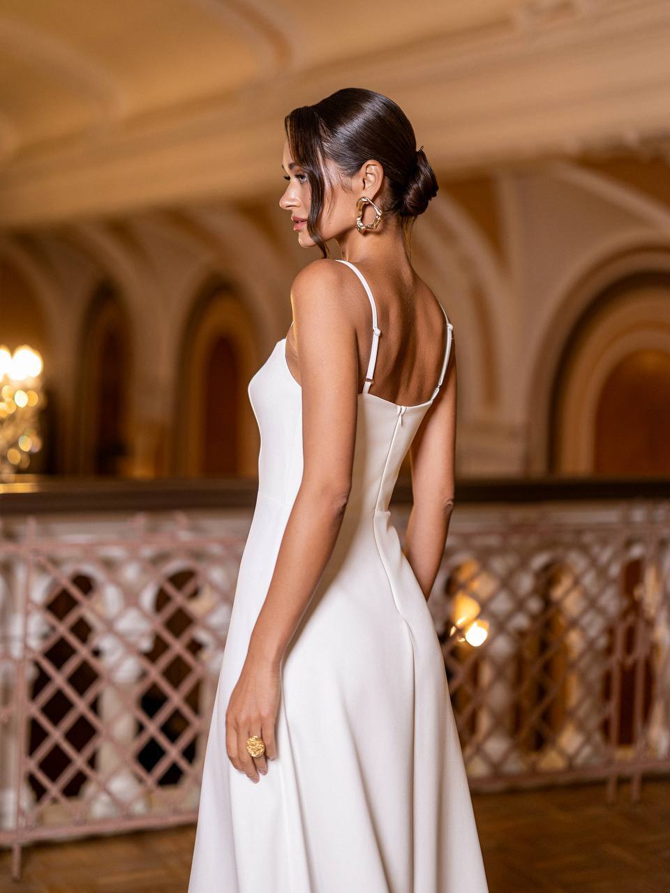 Seraphina Feather Midi Dress