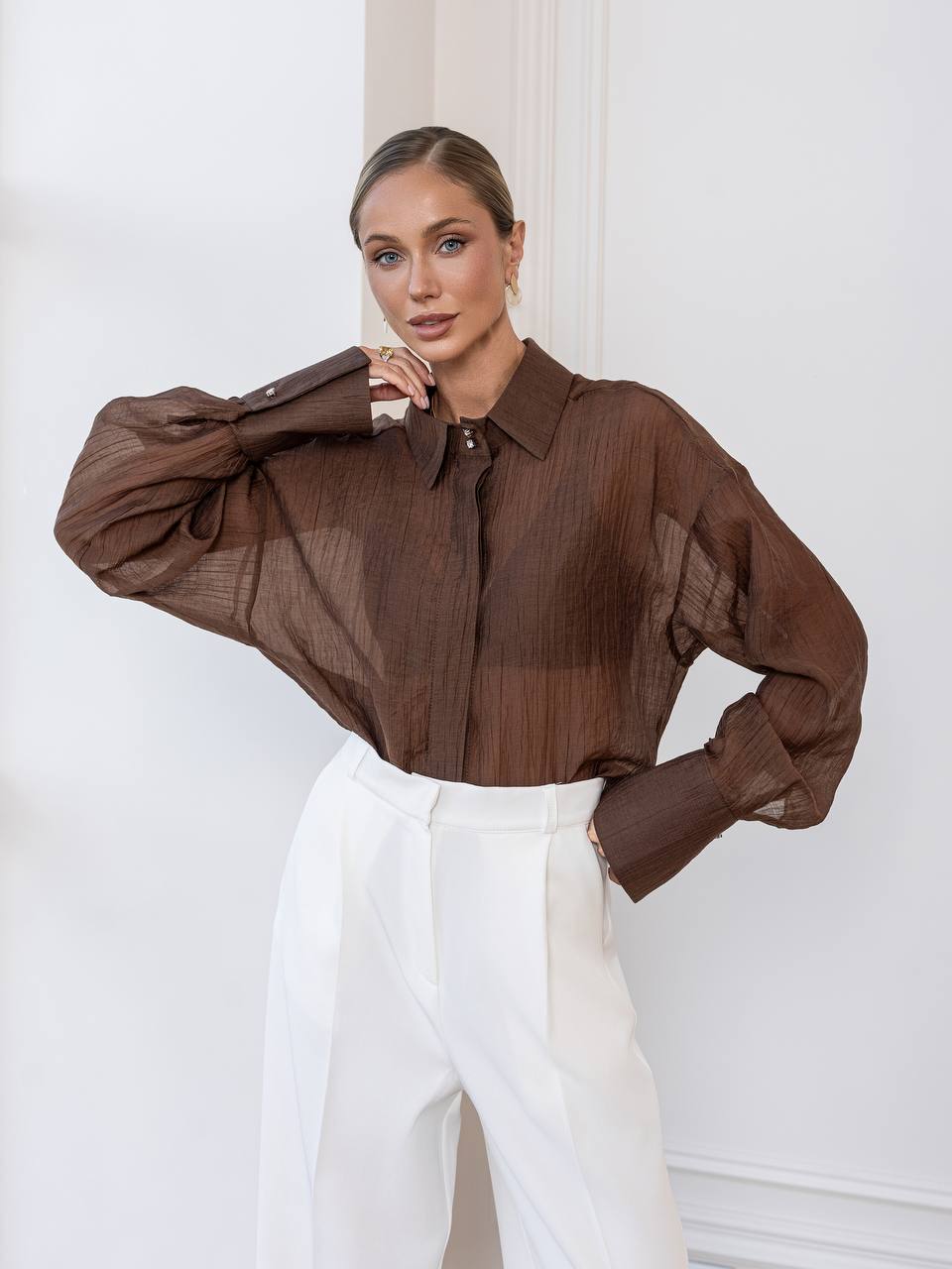 Elise Tencel Oversized Shirt