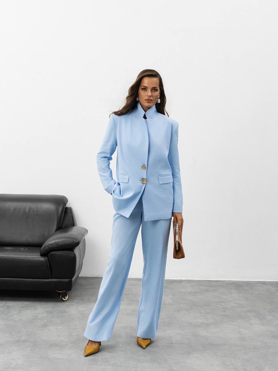 Amara Linen Tailored Suit