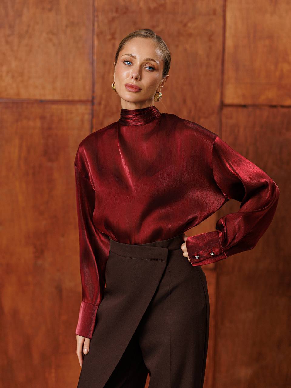 Aurelia Sheer Organza Blouse