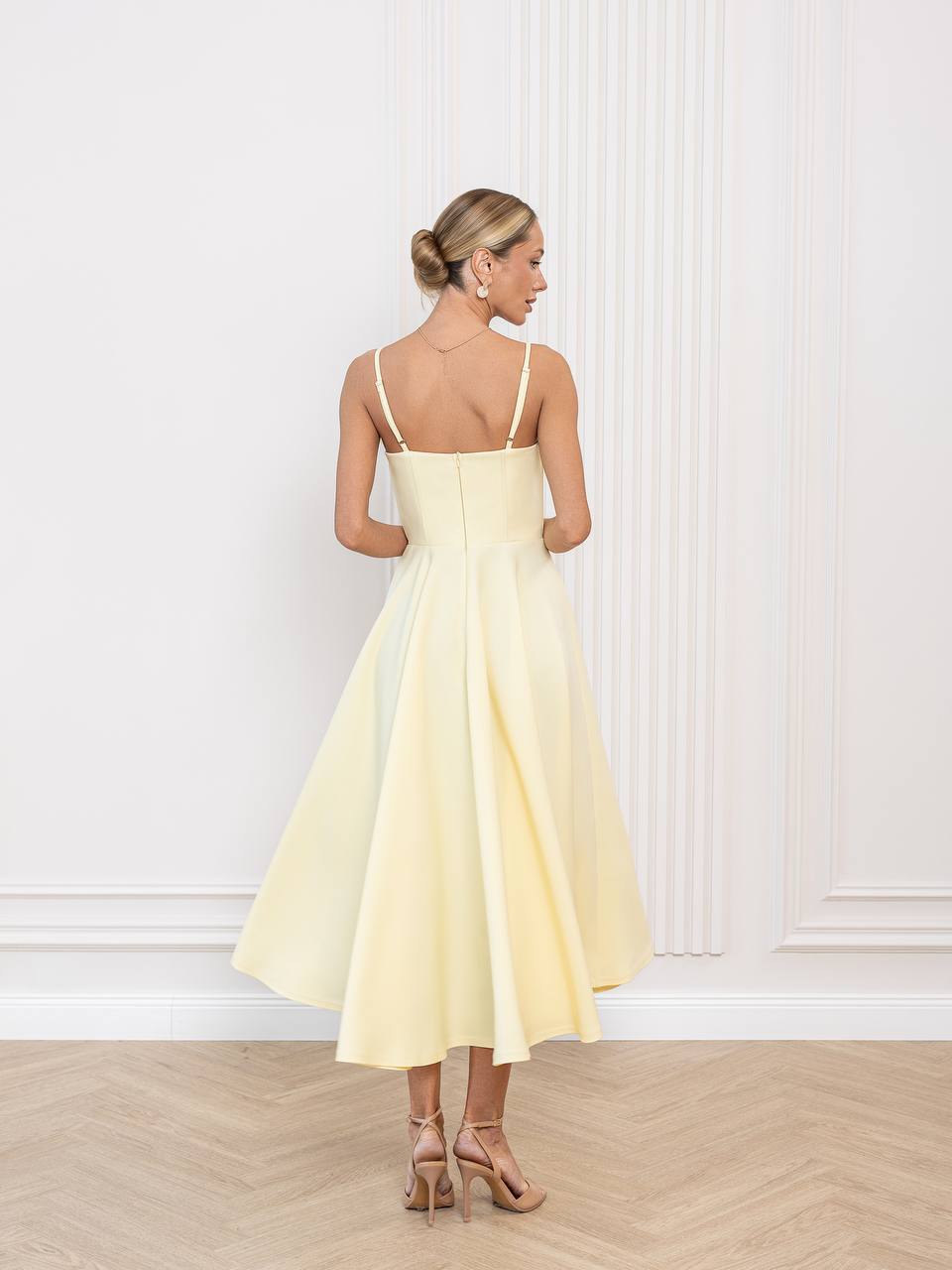 Milano Draped Midi Dress