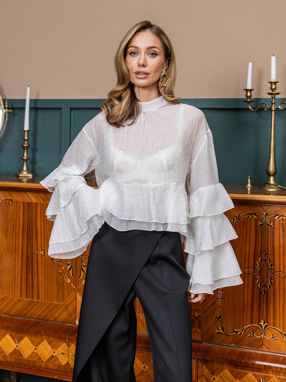 Amara Tailored Palazzo Pants