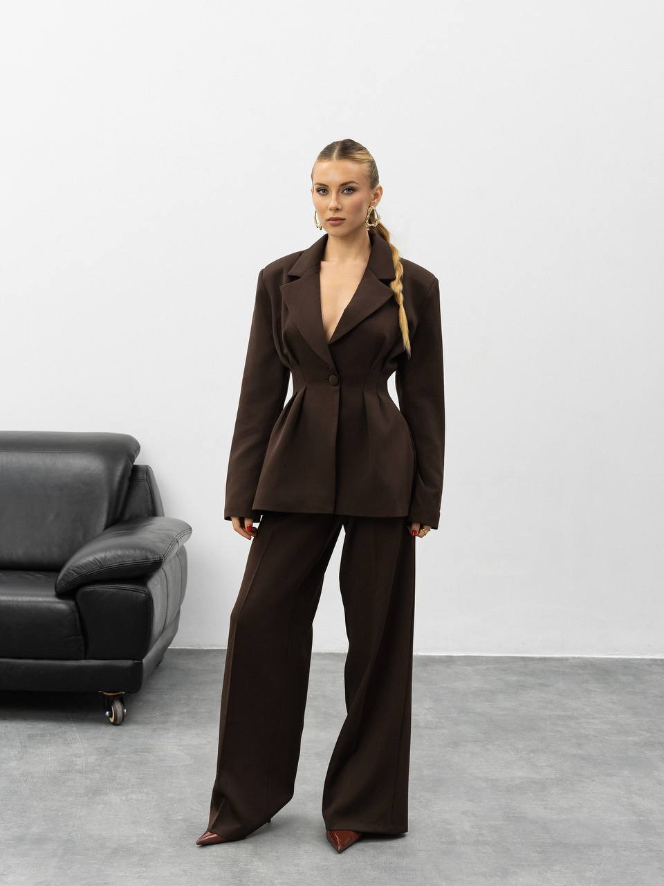 Elara Tailored Waist Suit