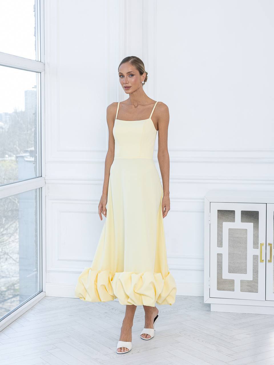 Swan Midi Dress