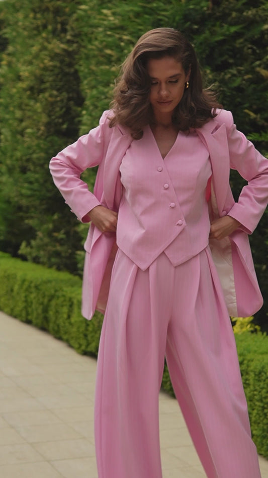 Evelisse Three-Piece Tailored Suit